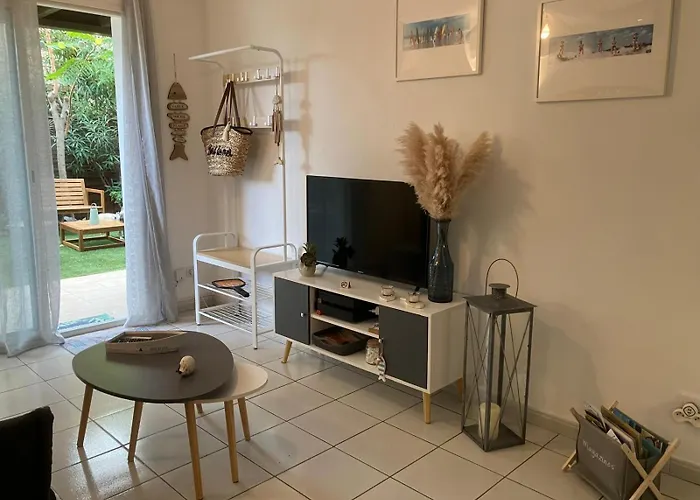 아파트 4 Etoiles Avec Jardin Cloture Et Piscine Dans La -