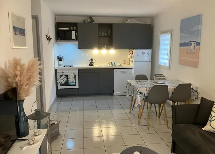 아파트 4 Etoiles Avec Jardin Cloture Et Piscine Dans La - *